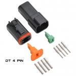 DT automotive connectors 2 3 4 6 8 12 way